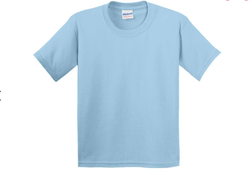 Youth Yeti Mountain Embroidery Short Sleeve Cozy Cute Shirts