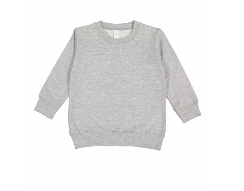 Toddler Sunset Mountain Vibrant Colours Embroidery Long Sleeve Cozy Cute Fleece Sweatshirt