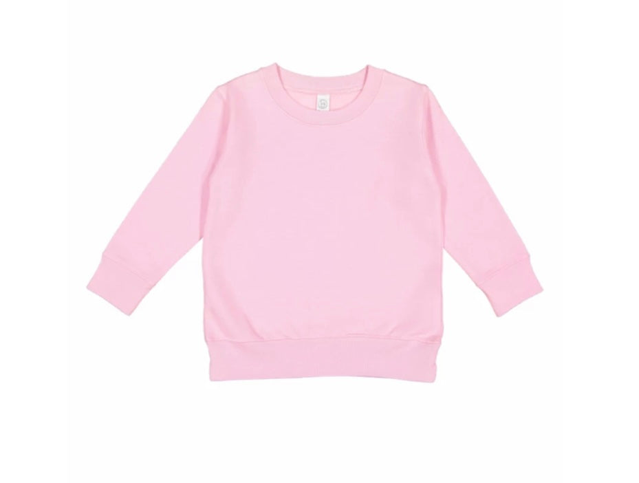 Toddler Sunset Mountain Vibrant Colours Embroidery Long Sleeve Cozy Cute Fleece Sweatshirt