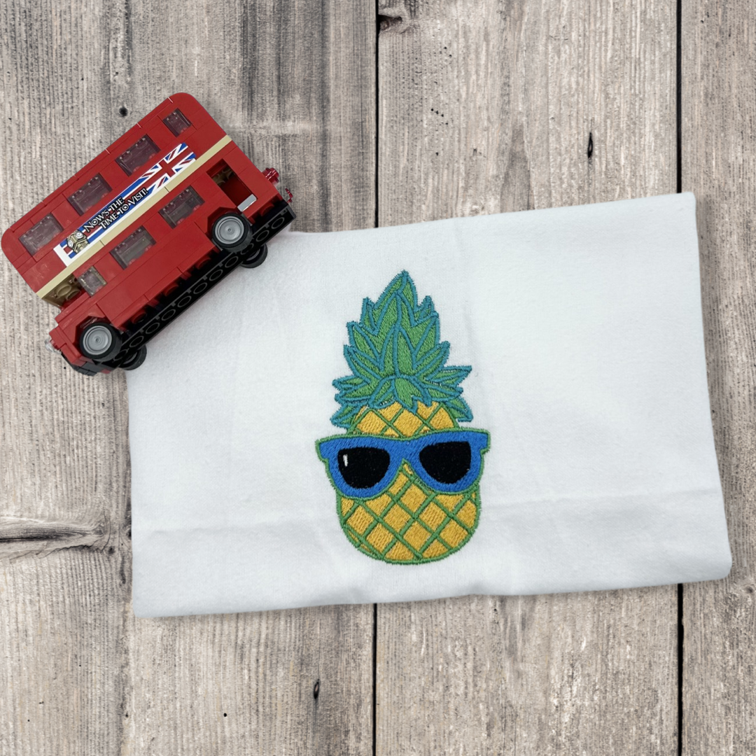 Toddlers Sunglasses Pineapple Embroidery Long Sleeve Cozy Cute Long Sleeve Special Gift