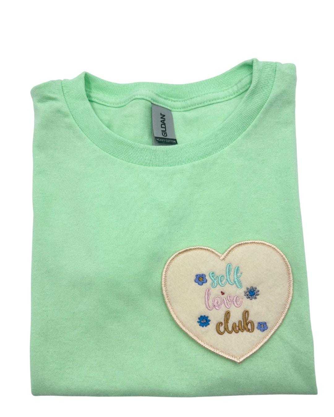Felted Iron-on Funny Icons Good Vibes Self Love Cute Patch. Attach on Bag Clothing Uniforms Backpack DIY Ideas