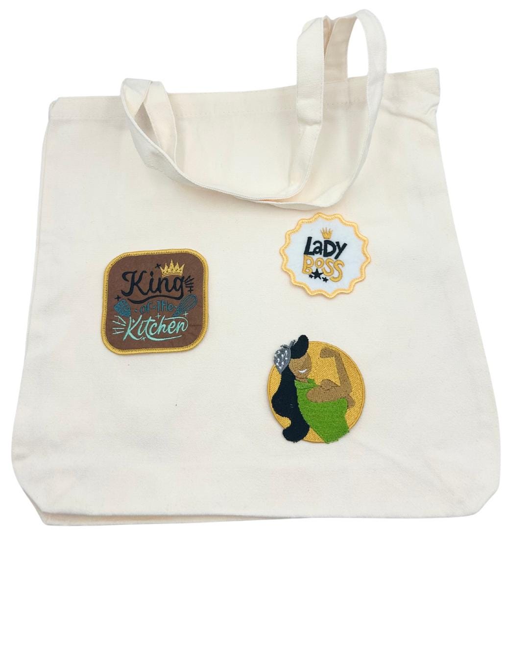 Felted Iron-on Girl Power Lady Boss Cute Patch. Attach on Bag Clothing Uniforms Backpack DIY Ideas