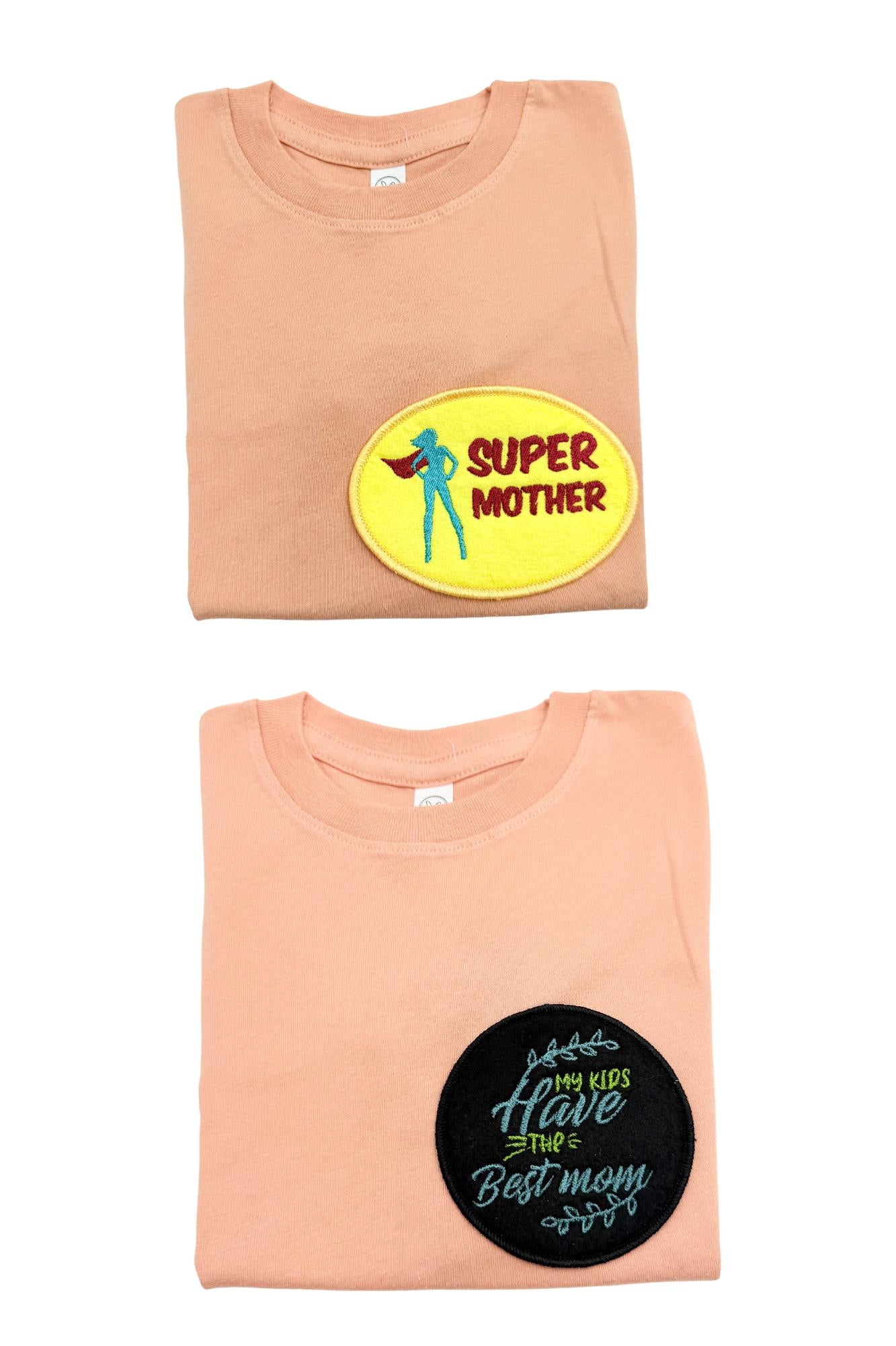 Felted Iron-on Mom Mother Mama Patch. Attach on Bag Clothing Uniforms Backpack DIY Ideas