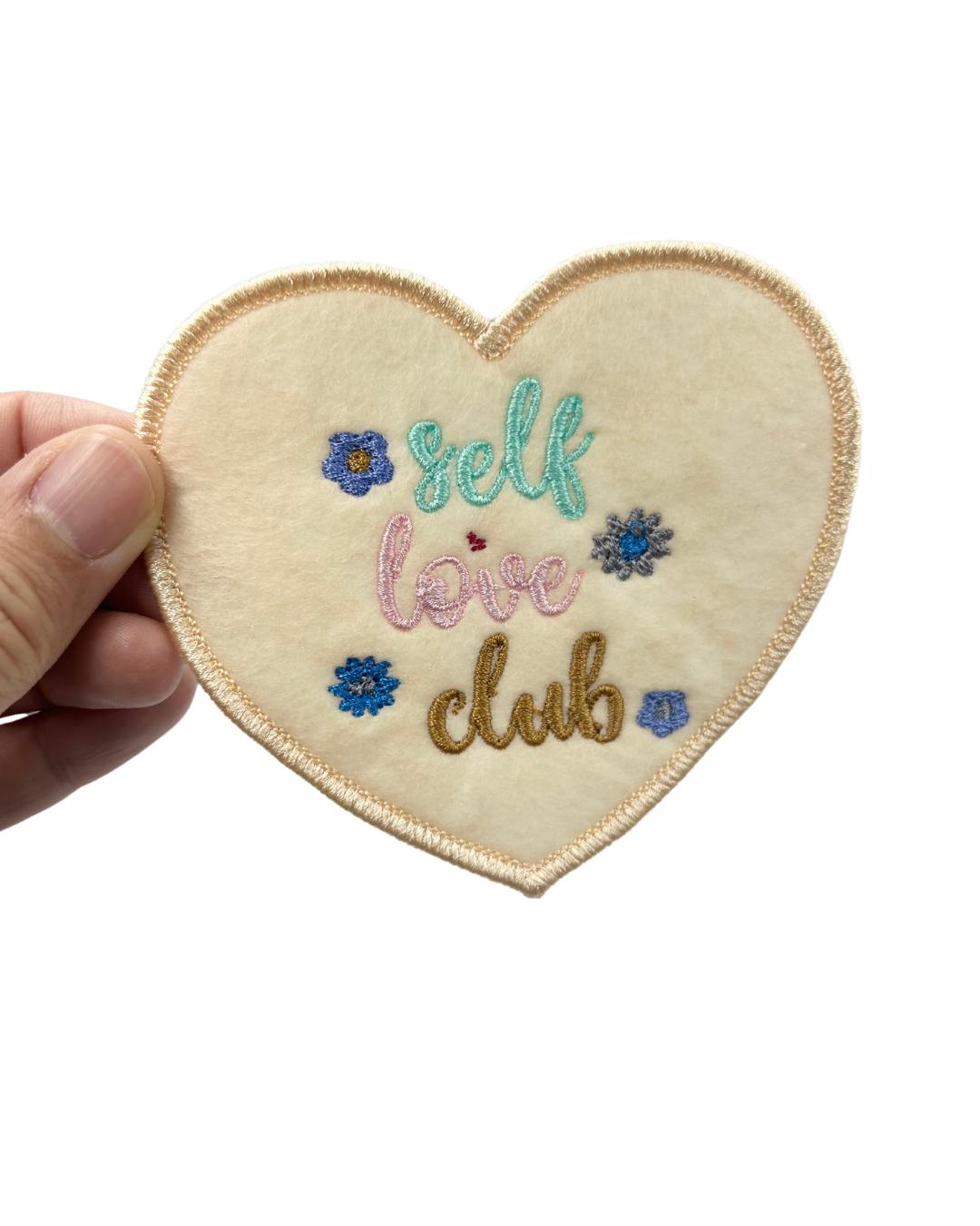 Felted Iron-on Funny Icons Good Vibes Self Love Cute Patch. Attach on Bag Clothing Uniforms Backpack DIY Ideas